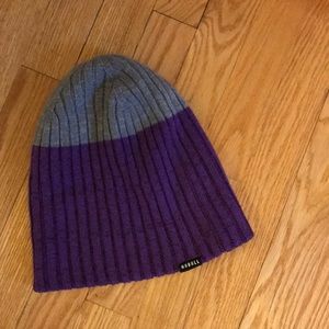 NOBULL Purple and Gray Beanie
